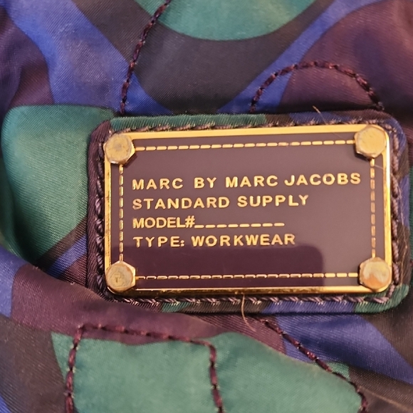 Marc Jacobs Blue and Green Backpack with Modern Design - Picture 2 of 12